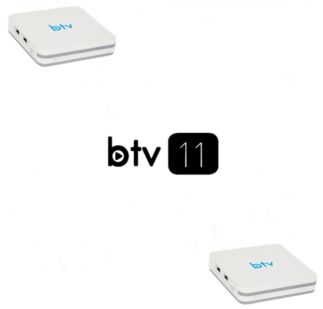 Dois Btv 11 UHD 4K 16GB Wi-Fi – Loja Btv Sat